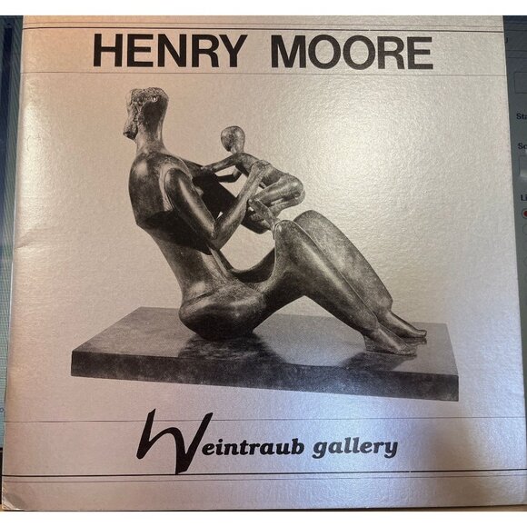 Vintage 1982 Henry Moore Art Book Catalog Henry Moore Weintraub Gallery 29 Pages - Picture 1 of 4